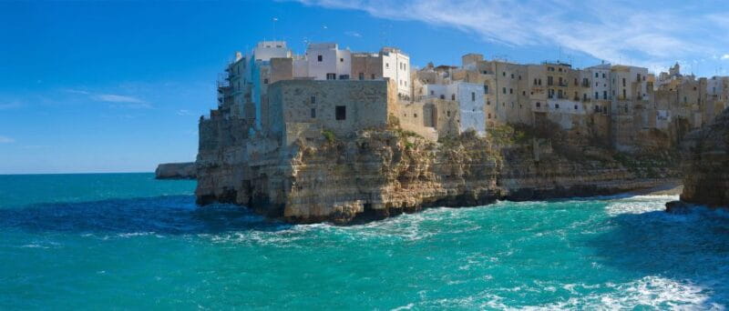 From Lecce: Ostuni, Alberobello, Polignano Tour - Polignano a Mare: Cliffside Charm and Coastal Views