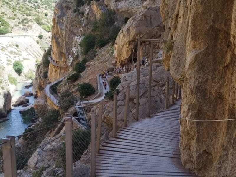 From Malaga: Caminito del Rey Sunset Tour with Transfer - Guided Walk Over the Cliffs