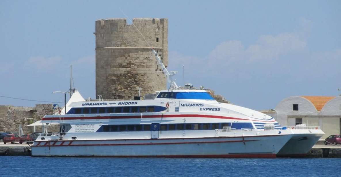 From Marmaris: Independent Day Trip to Rhodes by Catamaran - Highlights