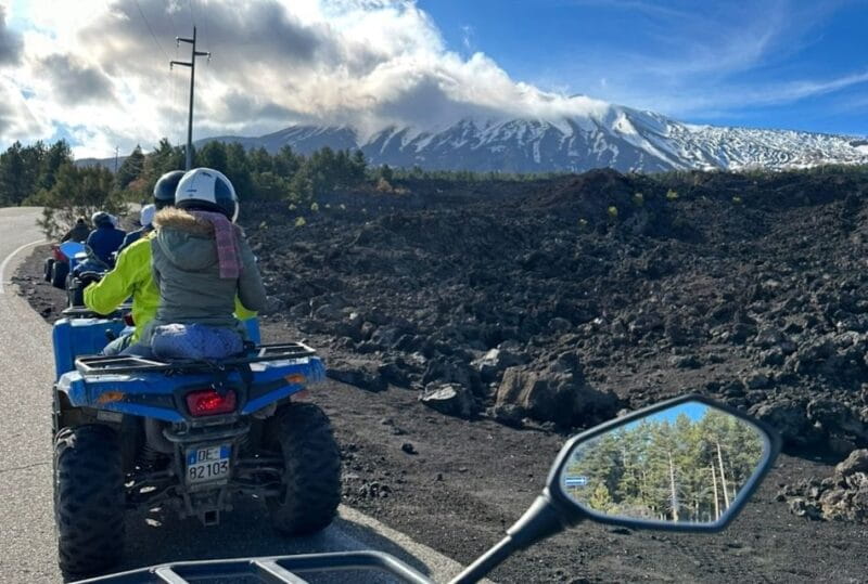 From Motta Camastra: Mount Etna & Alcantara Gorges Quad Tour - Key points / Takeaways