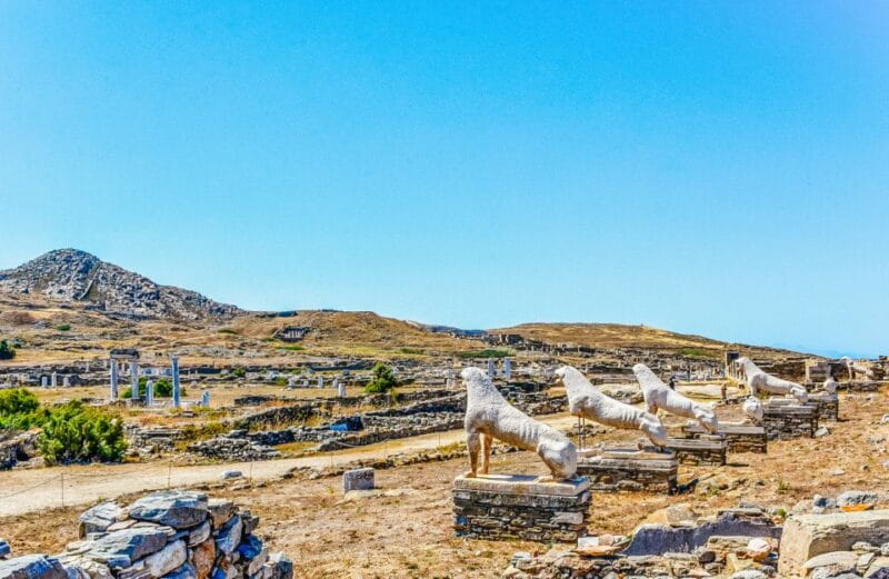 From Mykonos: Delos & Rhenia Islands Half-Day Trip by Boat - Food, drinks, and party atmosphere