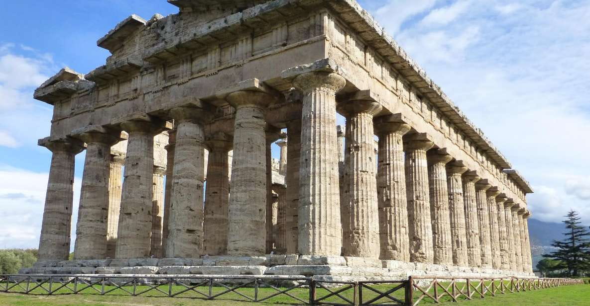 From Naples: Paestum Greek Temples, Buffalo Mozzarella Farm - Included