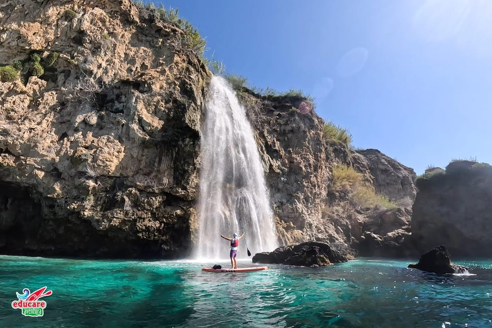From Nerja: Guided Paddle Surf Cliffs and Maro Waterfall - Key Points