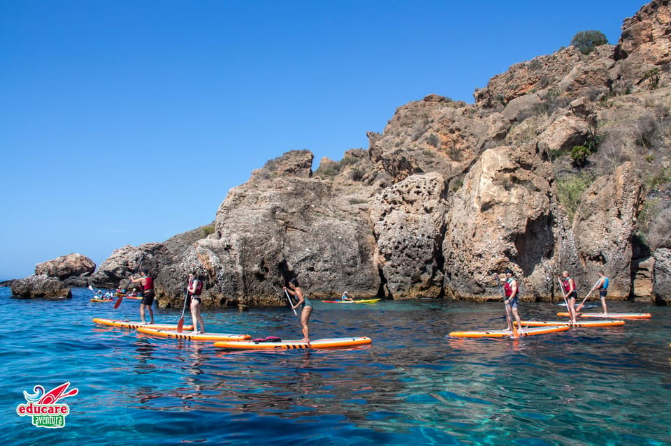 From Nerja: Guided Paddle Surf Cliffs and Maro Waterfall - Inclusions and Exclusions