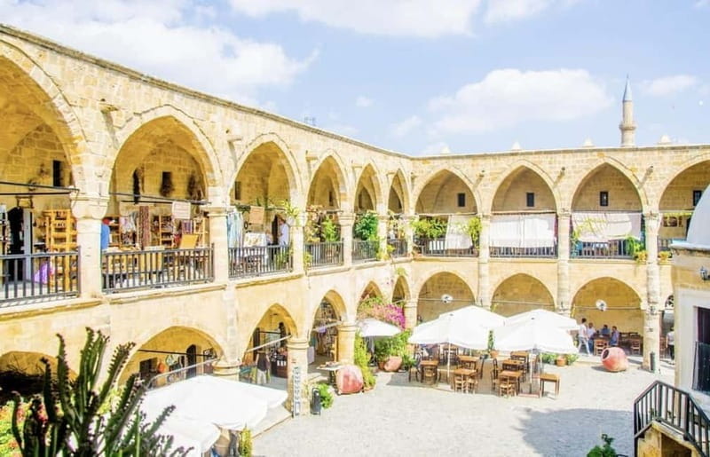 From North Cyprus: Nicosia city walking tour - The Great Inn (Buyuk Han): From Medieval Rest Stop to Arts Hub