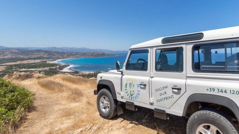 From Orosei: 4x4 private tour to Biderosa and Capo Comino - Capo Comino’s Dunes and The Lighthouse: A Panorama for the Ages