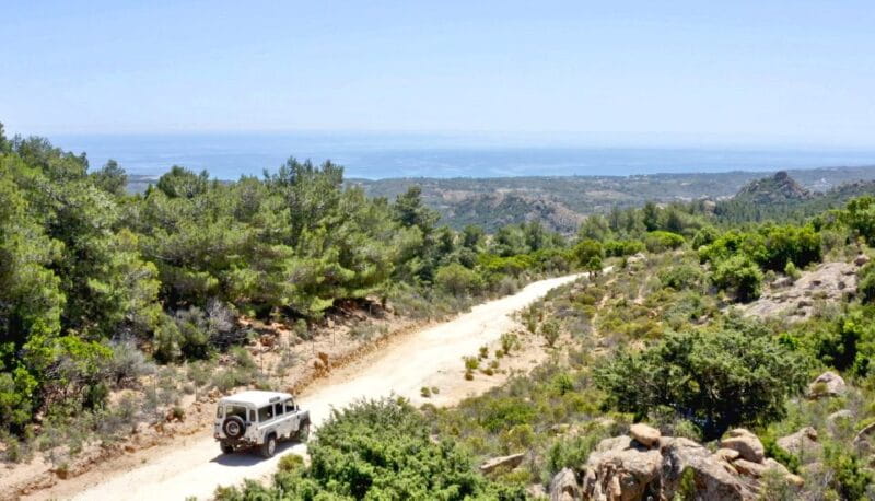 From Orosei: Siniscola private jeep tour - Enjoying Capo Comino’s Crystal Waters