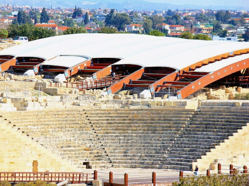 From Paphos: Kourion - Limassol - Lefkara Tour - Tour Details