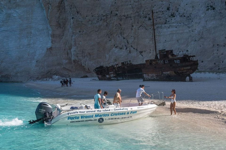 From Porto Vromi: Shipwreck Beach Private Boat Cruise - Key Attractions and Highlights