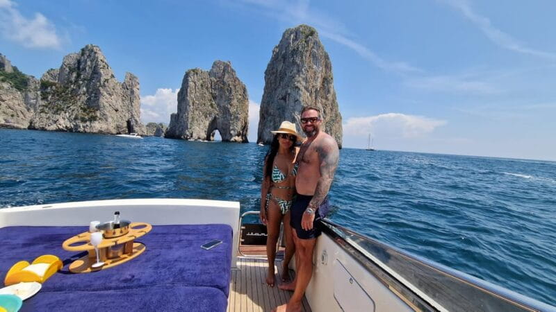From Positano-Capri-Sorrento: Capri Private Yacht Tour - What’s Included and What Costs Extra