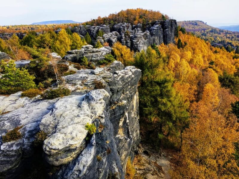 From Prague: Terezin Camp and Bohemian Switzerland Day Trip - Discovering Narnia: The Tisá Sandstone Labyrinth