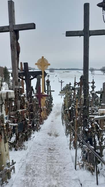 From (Riga) Jelgava train station: hill of crosses, Rundale - Key Points and Takeaways