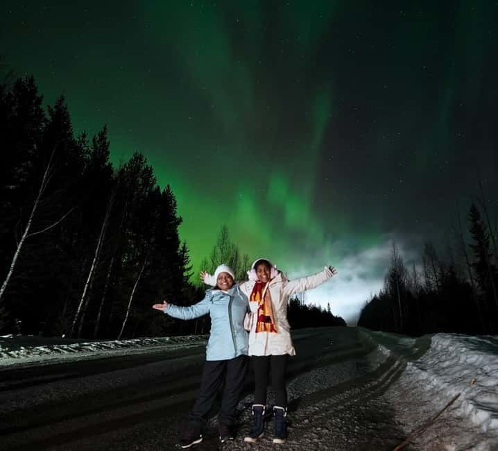 From Rovaniemi: Northern Lights Hunt by Minibus - The Itinerary in Detail