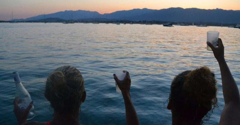From Santa Giulia SUNSET Cruise & Apéritif - Who Might Be Disappointed?