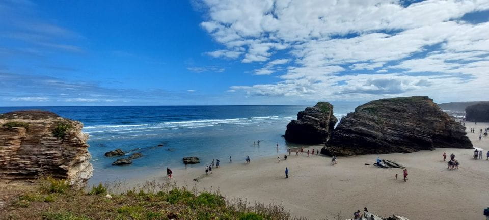 From Santiago: Tour to Cathedral Beach, Asturias, and Pancha - Key Points