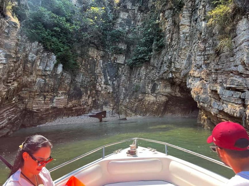 From Saranda, Boat tour to Krorëza,Kakome, and Turtle Cave. - Discovering Saranda’s Coastal Gems by Boat