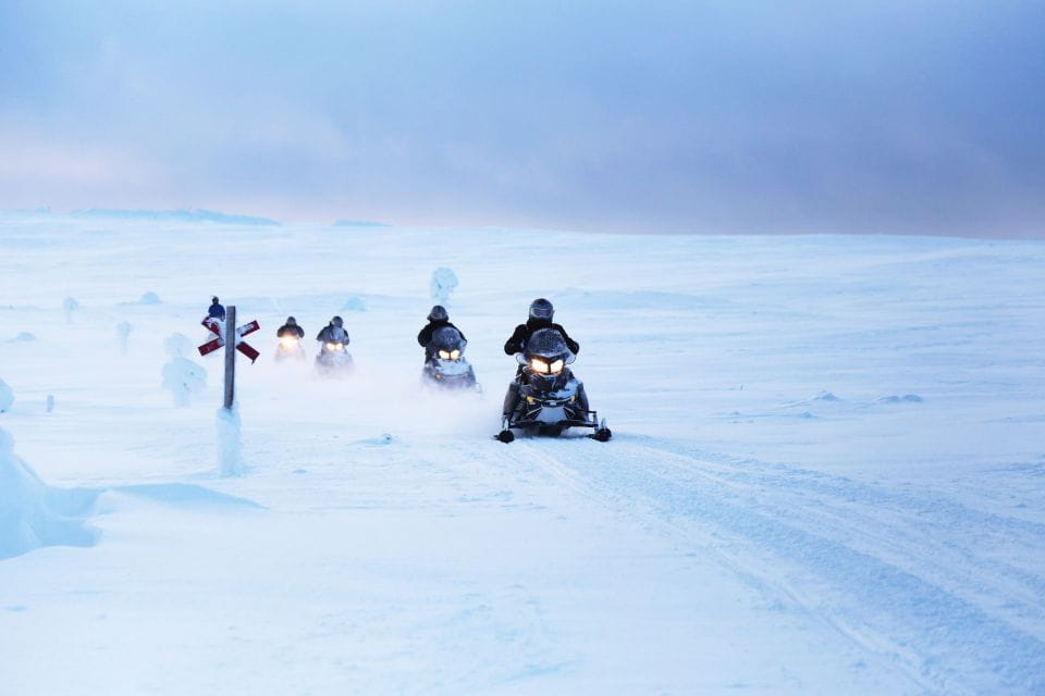 From Sirkka: Snow Village Guided Snowmobile Expedition - Snowmobile Expedition