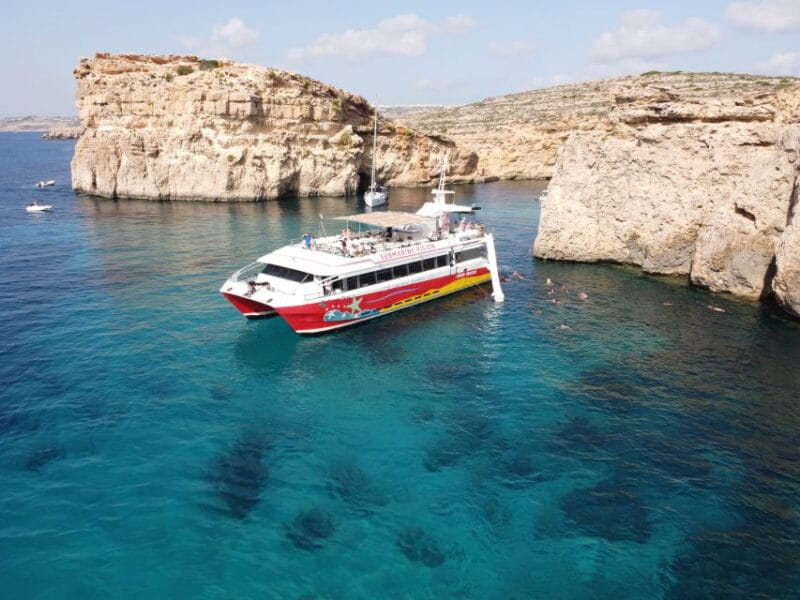From Sliema: Gozo, Comino and Blue Lagoon Cruise - The Blue Lagoon: The Star Attraction