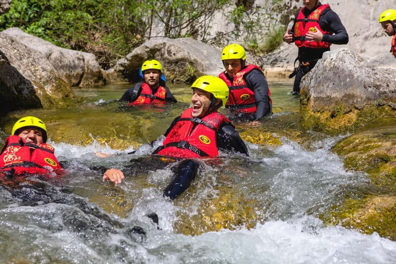 From Split/estanovac: Canyoning on Cetina River - The Trek to the Canyon: A Little Warm-up