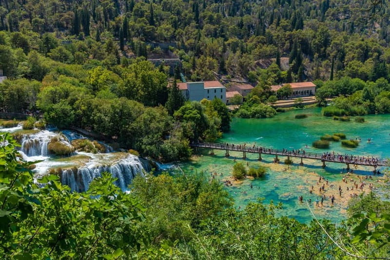 From Split: Krka Waterfalls, Primoten, and Winery Day Trip - Charming Primoten: The Coastal Jewel