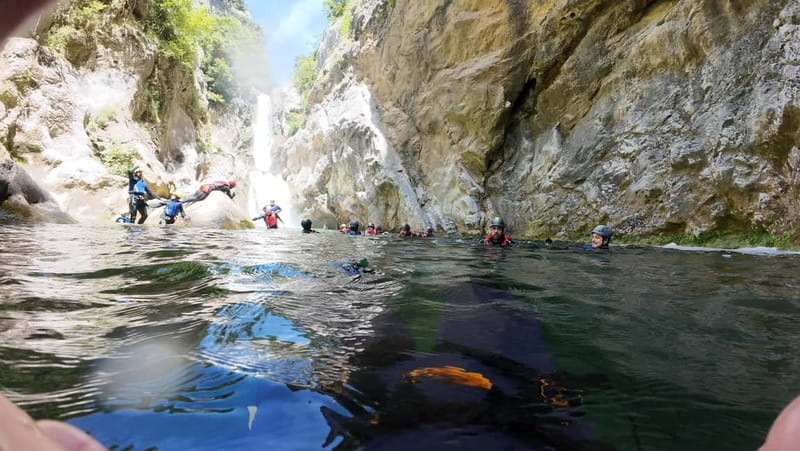 From Split/Omi: Canyoning Cetina River + Free Photos/Video - Exploring the Heart of the Cetina River Canyon