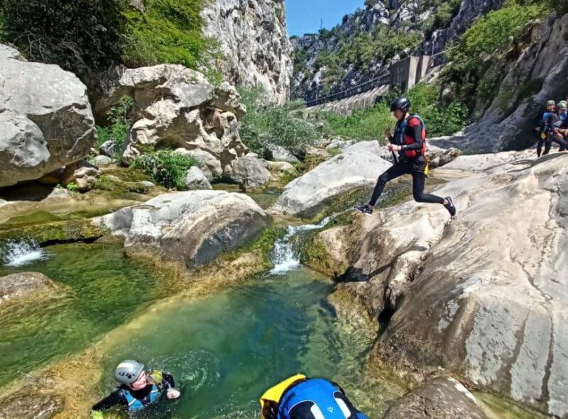From Split/Omi: Canyoning Cetina River + Free Photos/Video - Price and Overall Value