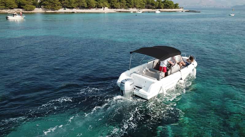 From Split:Private boat tour:Trogir, Blue Lagoon & Shipwreck - The Underwater Treasure: The Neujam Shipwreck