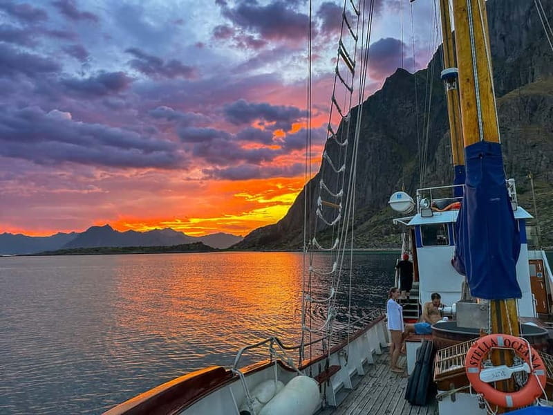 From Svolvær: Private Midnight Sun Yacht Cruise in Lofoten - An Inside Look at the Svolvær Midnight Sun Yacht Cruise