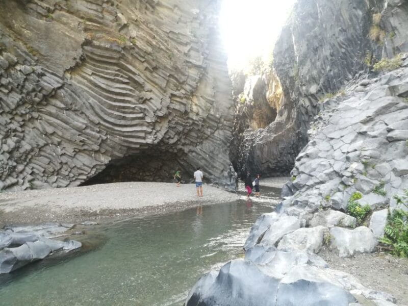 From Taormina: Full-Day Etna, Wine & Alcantara Canyons Tour - The Sicilian Lunch & Wine Tasting: Savoring Local Flavors