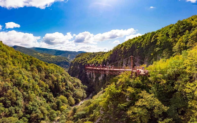 From Tbilisi: Martvili Canyon and Okatse Canyon Private Tour - Key points / Takeaways