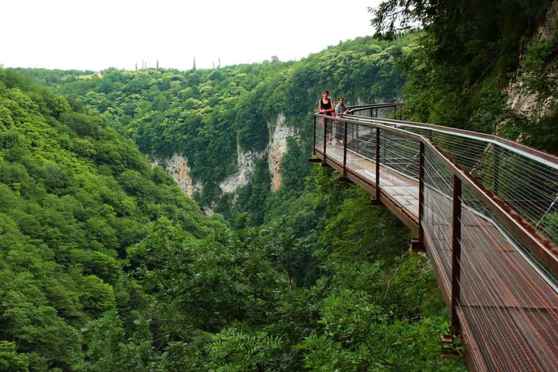 From Tbilisi: Martvili Canyon and Okatse Canyon Private Tour - Entering The Canyons: What to Expect