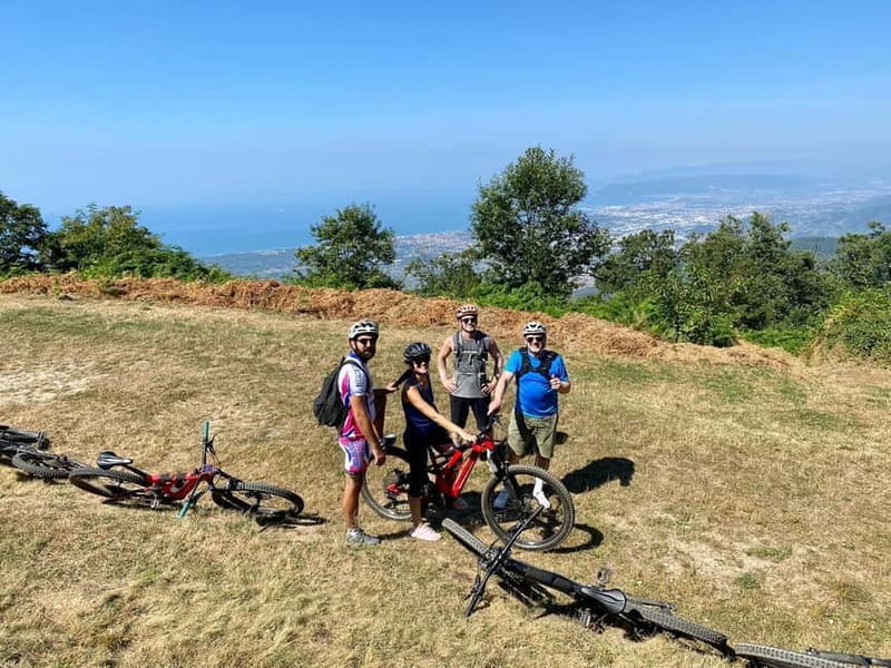 From the sea to the Apuan Alps:EBike Tour on Mount Folgorito - Climbing to Mount Folgorito: Panoramas and History