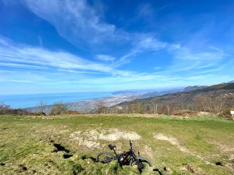 From the sea to the Apuan Alps:EBike Tour on Mount Folgorito - Final Stop: The Heart of Massa and Piazza Aranci
