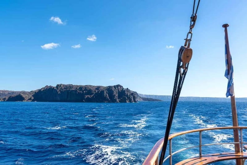 From Thera: Thirasia Cruise w/ Volcano Hike and Hot Springs - Discovering the Volcanic Heart of Santorini