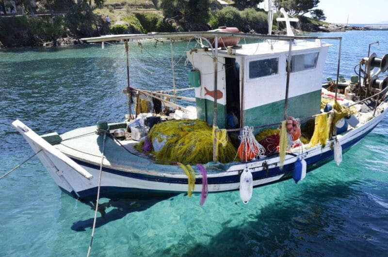 From Thessaloniki: Halkidiki Blue Lagoon Pirate Boat Cruise - Key points / Takeaways