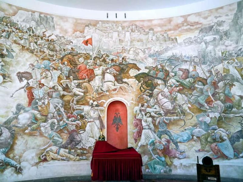 From Tirana/Durres: Kruja, Old Bazaar, Sari Salltik Day Tour - Key points / Takeaways