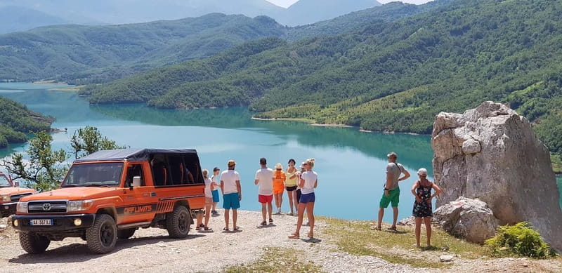 From Tirana: Open-Top 4WD Bovilla Lake Canyon & Gramti Mount - Key points / Takeaways