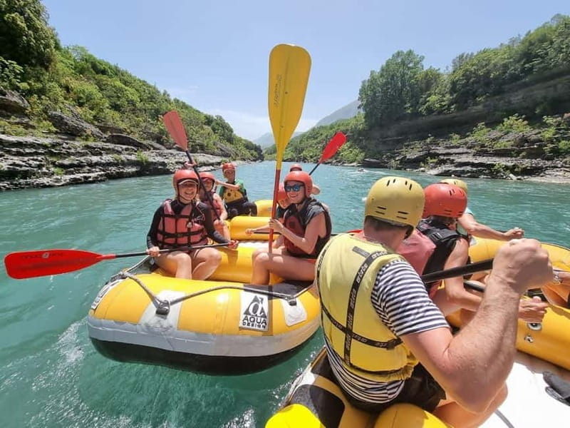 From Tirana: Vjosa Rafting & Benja Thermal Baths Day Tour - Transition to Relaxation: Benja Thermal Baths