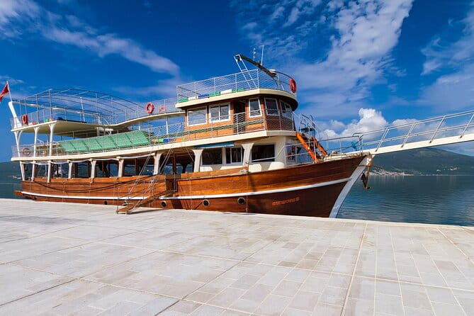 From Tivat/Kotor: Whole Boka Bay Guided Cruise, Comfortable Ship - The Fortress of Mamula and Herceg Novi