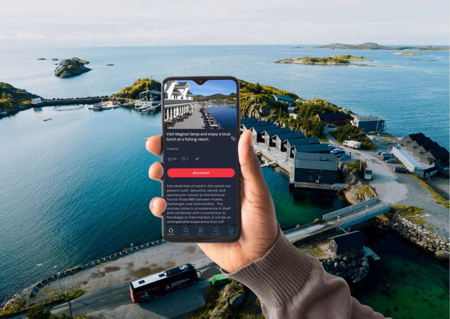 From Tromsø: Self-Guided Fjord Tour to Senja and Local Lunch - Inclusions