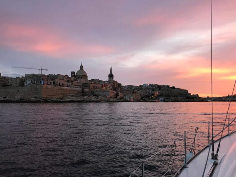 From Valletta: Romantic Sunset Cruise on a Sailing Yacht - Who Should Think Twice?