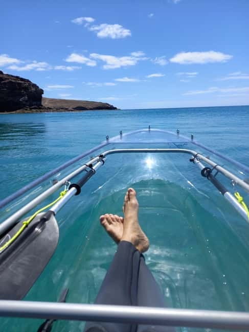 Fuerteventura: Transparent Electric Kayaks with Guide - How is the itinerary structured?