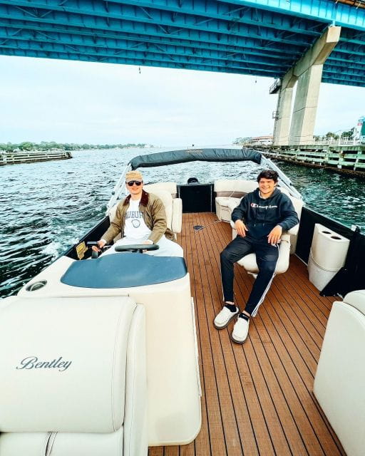 Full Day Pontoon Boat Rental- Okaloosa Island - Meeting Point and Check-in