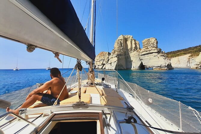 Full day private sailing cruise around Milos island - A Deep Dive into the Milos Sailing Experience