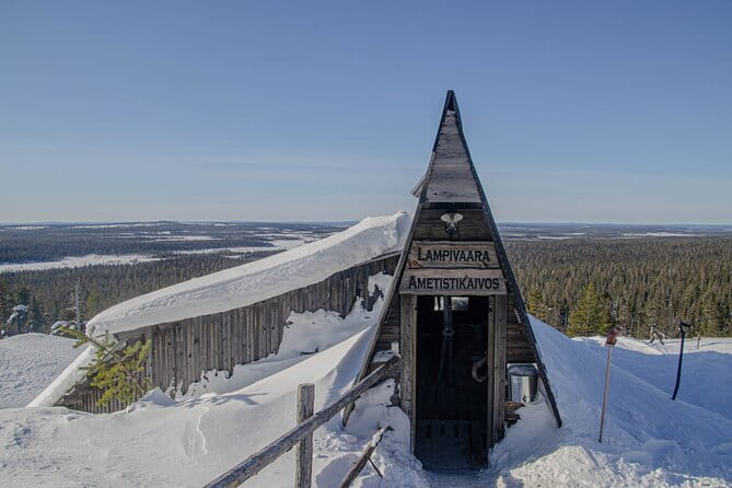 Full-Day Snowshoeing Adventure in Amethyst Mine Pyhä Luosto - A Cozy Lunch and Fire Side Rest