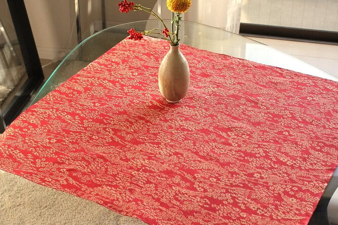 Furoshiki Workshop With Kimono Fabric - Guidance and Support Available