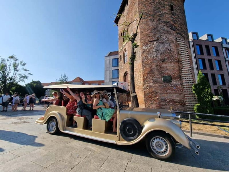 Gdansk: PRIVATE Alcotour City Tour Sightseeing Golf Cart - Key points / Takeaways