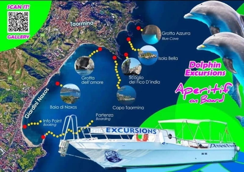 Giardini Naxos: Boat Tour with Aperitif - Food, Drinks, and the Aperitif Experience