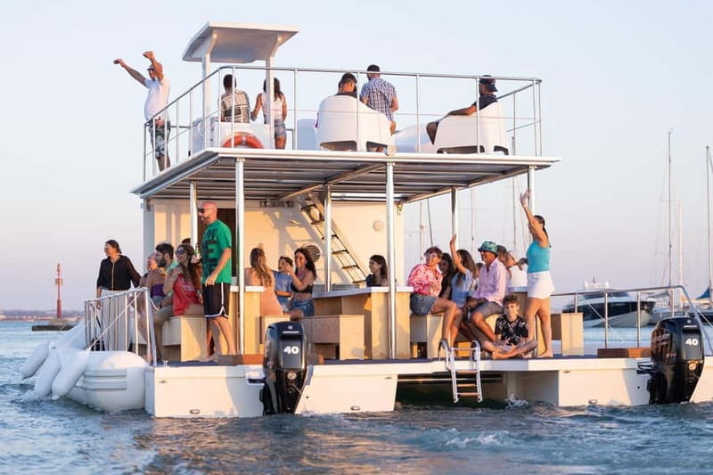 Giardini Naxos: Dolphin Catamaran Sunset Tour with Aperetif - The Boat and Onboard Comfort