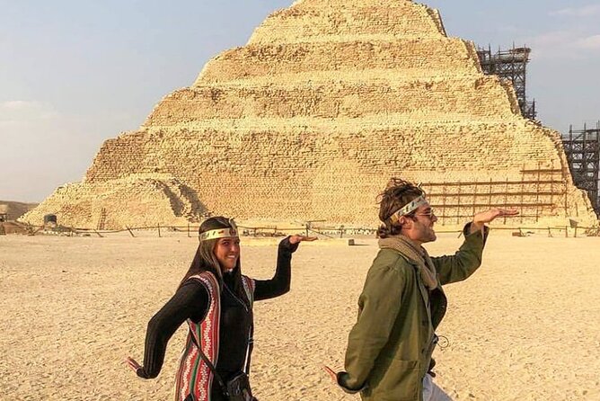 Giza Pyramids, Memphis, Sakkara, Dahshur Pyramids & El Khan Bazaar-Private Tour - Discovering Memphis and Sakkara